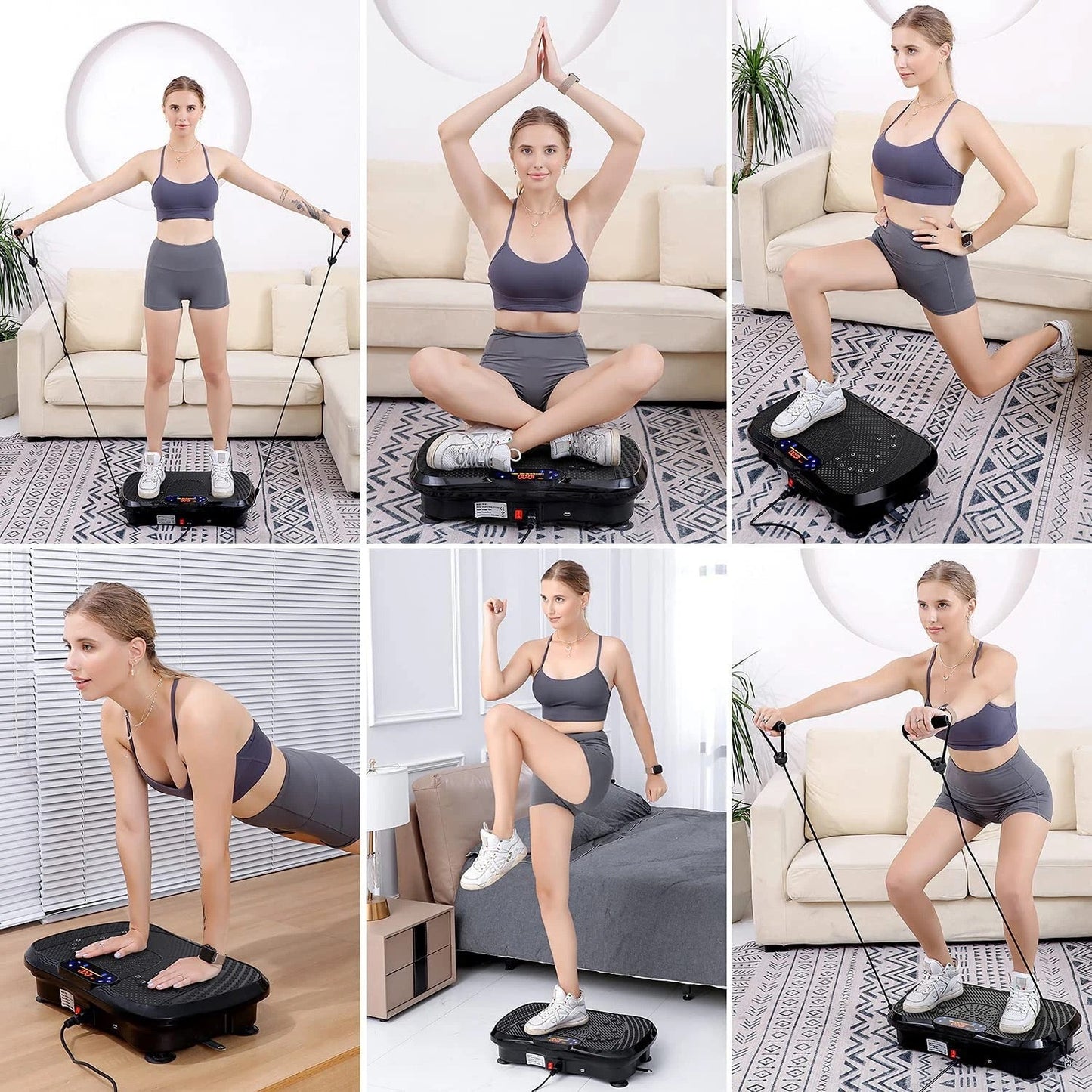 Weight Loss Vibration Machine with bluetooth |  At Home Full Body Workout Machine
