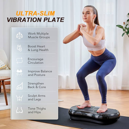 Weight Loss Vibration Machine with bluetooth |  At Home Full Body Workout Machine